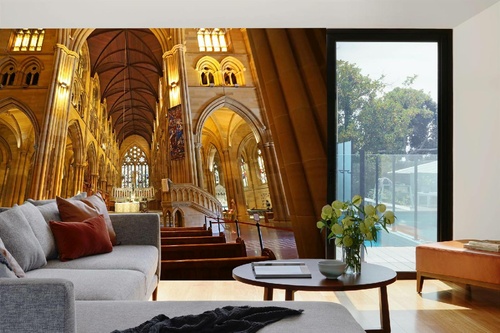 Vlies Fototapete - St.-Mary-Kathedrale, Sydney 375 x 250 cm